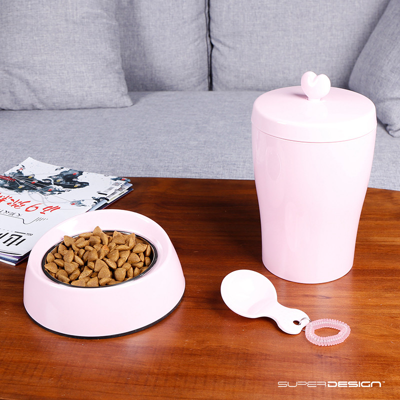 [USD 30.15] hoop moisture proof sealed pet food box cat food bucket dog