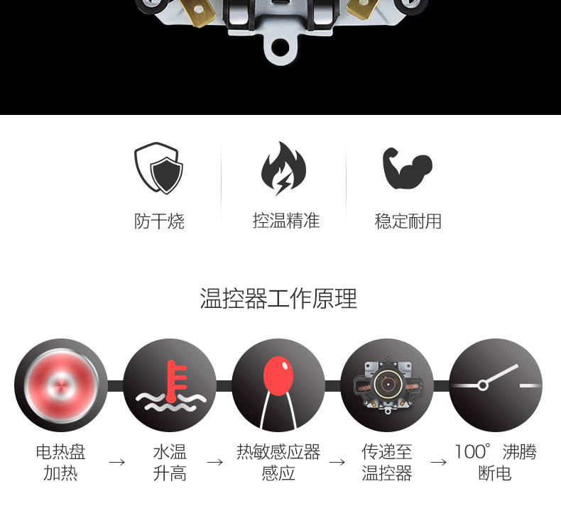 AUX / Oaks du lịch nước ngoài mini ấm đun nước điện cầm tay ấm đun nước nhỏ dung tích du lịch 0,8L - ấm đun nước điện sieu toc