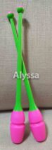 Alyssa Rhythmic Gymnastics Stick-Rubber Stick Two-Color Japans Same Style First Domestic Product 360mm