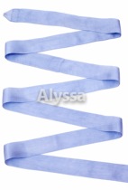 Alyssa Professional Rhythmic Gymnastics Ribbon (Silver Gray-Single Color) RA20-Does Not Include Sticks