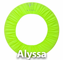 Alyssa gymnastique artistique anneau protecteur sheath-fluorescent jaune (les deux code 60-90cm)