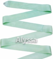 Alyssa Professional Rhythmic Gymnastics Ribbon (Light Green-Single Color) RA15-Does Not Included