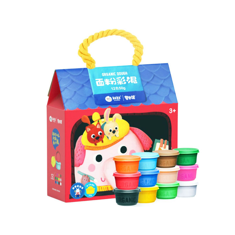 Beauty Noodle Pink Clay Rubber Clay Children Non-toxic Tasteless Ultra Light Earthen Kindergarten Baby Handmade Suit Toy