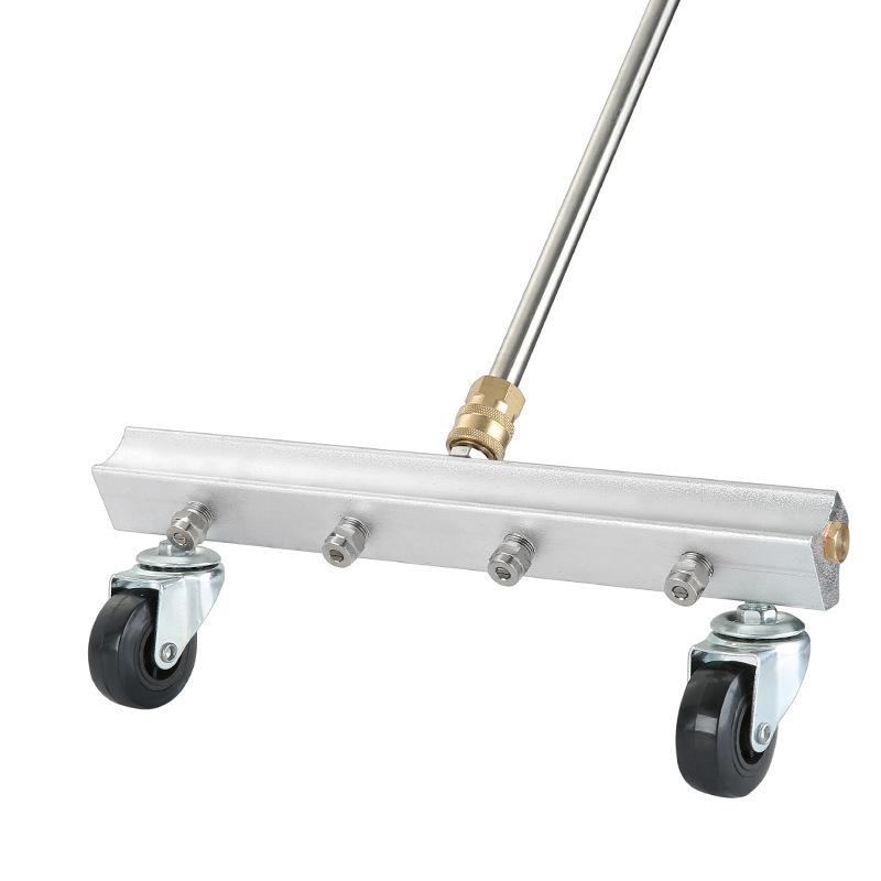 High-Pressure Floor Washer, Road Cleaner, Household Municipal Car Chassis Cleaner, Universal Wheel 4-Hole High-Pressure Nozzle