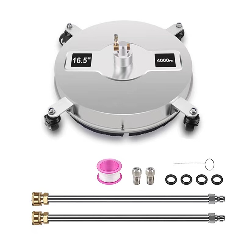 New Stainless Steel Floor Scrubber High-Pressure Cleaning Machine for Home Property Courtyard Cleaning 16.5inch Floor Scrubber for Ground Cleaning