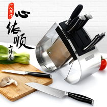 The eighty-eight-Child kitchen knife set combination heart Yishun S1004 full set of household knives Yangjiang kitchen knives