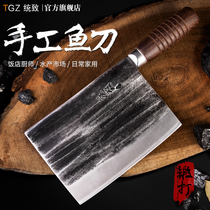 Traditional hand-made fish-killing knives special knives selling fish professional chicken duck chopping knives cutting knives fishing knives