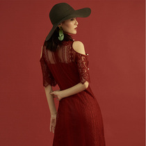 One two custom cheongsam improved Chinese style new young dress female long vintage toast service Rouge buckle