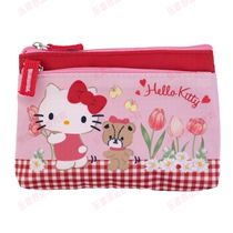 Hong Kong Genuine Kitty Beauty Leti Multipurpose Zipper Bag Bankcard debris Three Lull Gulls Small Card Bag Cashier Bag