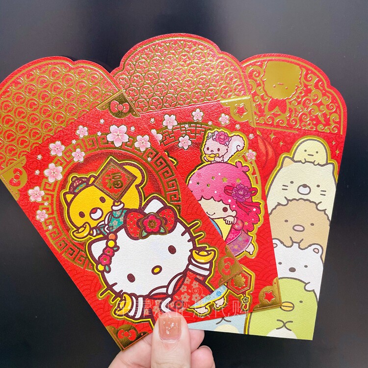 Hong Kong's genuine red creative PC dog Chinese New Year's Eve is a corner bio double neutron star Heqing creative red package