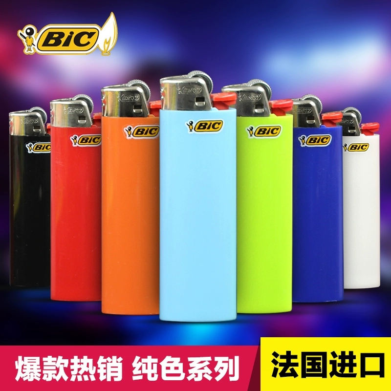 Bic Pháp nhập khẩu thương hiệu 10 BAK sậy sáng tạo ròng rọc chống nổ bánh xe dùng một lần - Bật lửa
