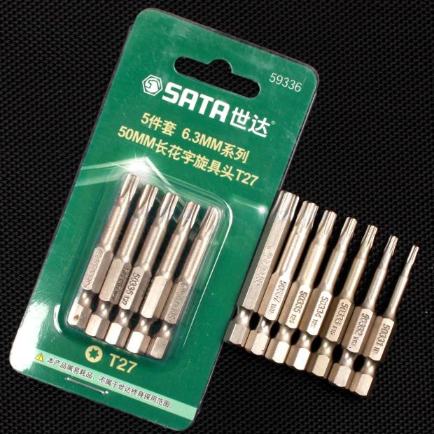 Sixa - flower electric batch screwdriver T8-T40 Six Star plum swirl rotary 59338