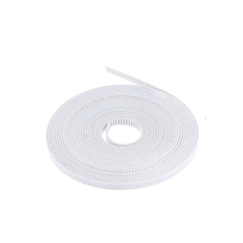 2GT-6 synchronous belt polyurethane white black 10mm opening PU transmission 3D printing machine accessories steel wire strap