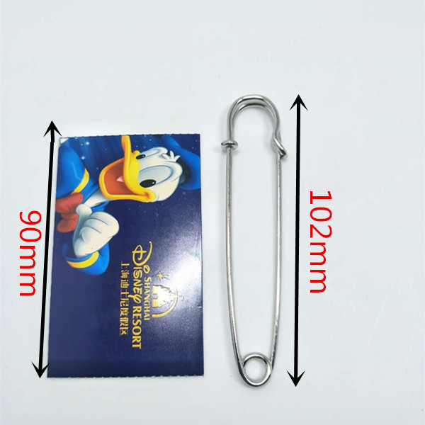 Full 9,8 retro pin lớn khăn choàng len sử dụng kép pin khóa cardigan khóa an toàn đơn giản pin trâm ghim cài cổ áo sơ mi nam