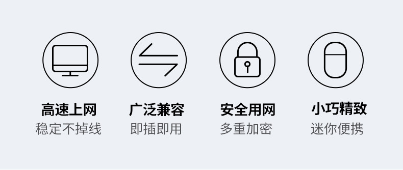 Адаптер USB ugreen绿联usb无线网卡电脑wifi接收器笔记本外置5g网络迷你免驱 Green/linking