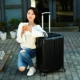 Hàn quốc phiên bản của vali trường hợp xe đẩy nữ mô hình nam sinh viên 20 hành lý bánh xe phổ 24 nhôm khung hành lý nhỏ tươi 26 inch vali kéo trẻ em