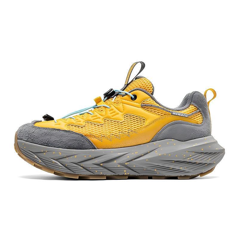 Memach Yue Unisex Sports Shoes for Men and Women, Spring and Summer First-Layer Leather Breathable Shock-Absorbing Non-Slip Hiking Outdoor Shoes