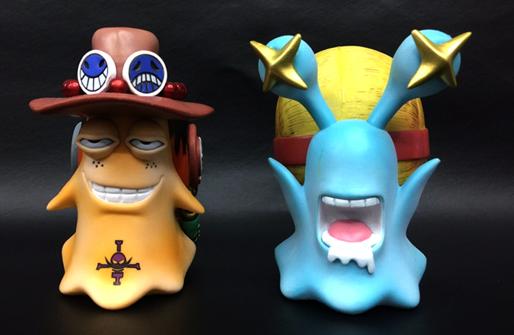 Onepiece lỗi điện thoại tay Luo Duo Fleminger Luffy Ace mô hình xe búp bê - Capsule Đồ chơi / Búp bê / BJD / Đồ chơi binh sĩ búp bê barbie