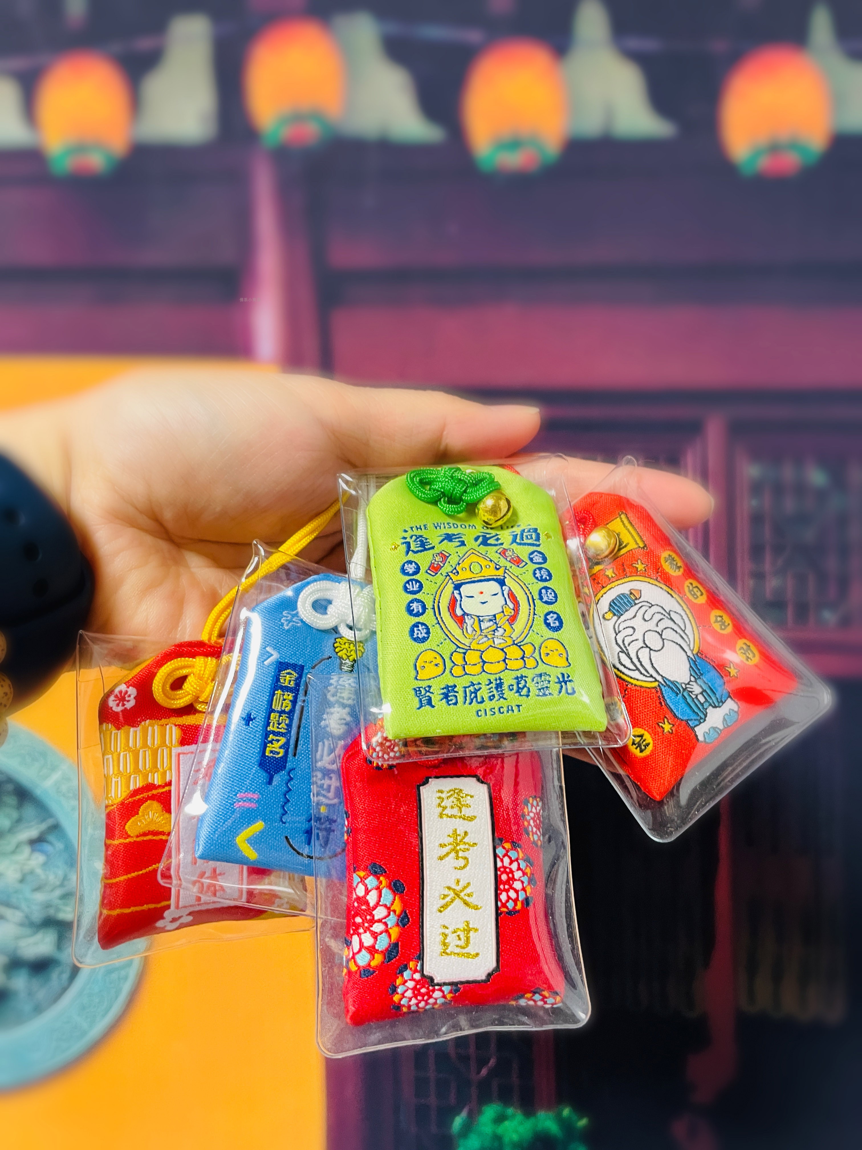 Buddhist Law Hexi Temple Spirituate Law Property Circulation Office of the Pendant Pendant Month Old Removal of Shan Ping An Health and Wellness Health Hanging Ornament of the Incense Sack