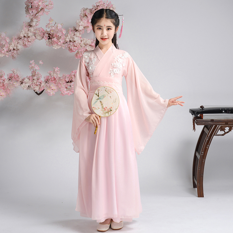 Xiangmi trang phục cổ xưa, vẫy cổ tích bột, cùng hoàng đế, trang phục quý phái, công chúa nhà Đường, trang phục múa Hanfu guzheng - Trang phục áo dài tết cho bé trai
