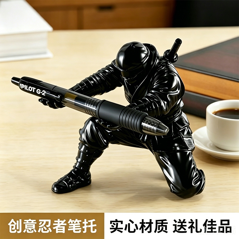 Pen Holder Creative Design ins Internet Celebrity Weightlifting Ninja Pen Stand Storage Pen Holder Ornament Model Decoration Pen Holder Creative Design ins Internet Celebrity Weightlifting Ninja Pen Stand Storage Pen Holder Ornament Model Decoration