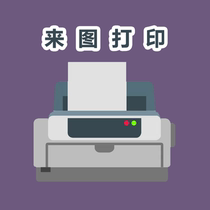 Customized poster printing and printing pictures card making photo decoration Core Design and production printing and printing