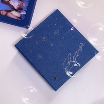 American retro - y2k Millennium Subculture trace Eye Card album cowboy hot drilling seal leather album