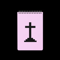 Sweet Ya black powder Goth cross Love bean handbook collage of the hunt star local mine system diary