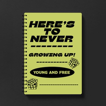 American Retro Korean ins Sweet Cool Earth Cool Millennium oldschool Magazine Poster Stationery Notebook Coop