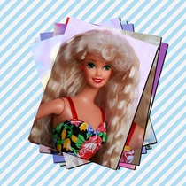 A variety of millennium y2k spicy selfie museum dressing room Barbie Princess poster stickers photo background decoration decoration