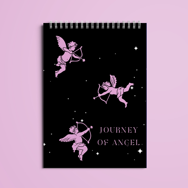 American retro 90s Angel sweetheart Korean stationery y2k book notebook flips the loop account
