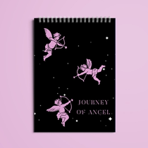 American retro 90s Angel sweetheart Korean stationery y2k book notebook flips the loop account