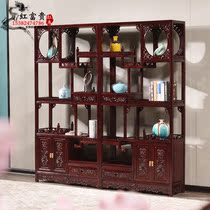 Redwood Bogu Frame African Sour Branch Wood Compartment Storage Frame All Solid Wood Antique Display Duobao Pavilion Frame Bookcase
