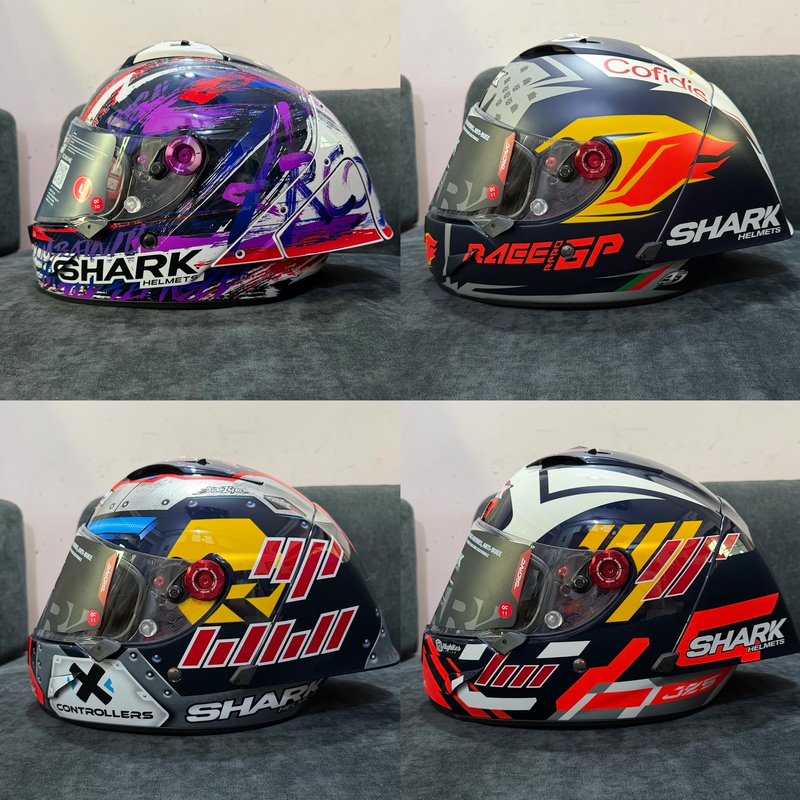 Shark Shark Race R Pro Gp Zak Martin Large Tail Wing Carbon Fiber Motorcycle Helmet Full-Face Helmet