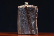 In the main area Brunei incense sachet embedded gold pendant pendant sunken grade old material female male pendant Fidelity collection