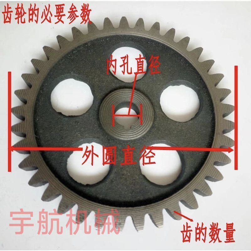 Noodle Press Machine Gears, Noodle Machine Gear Parts, Various Model Gear Parts, Universal Large Gears