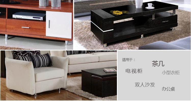 thép không gỉ dày Tủ chân truyền hình nội chân bàn chân ghế sofa cà phê hỗ trợ chân chân thanh kim loại chân bàn ghế chân giường - Ghế sô pha