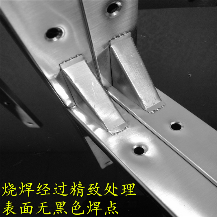 Xuất khẩu khung tam giác Pháp Khung thép không gỉ dày khung giá đỡ ba chân cho máy vi tính - Kệ mẫu kệ treo tường