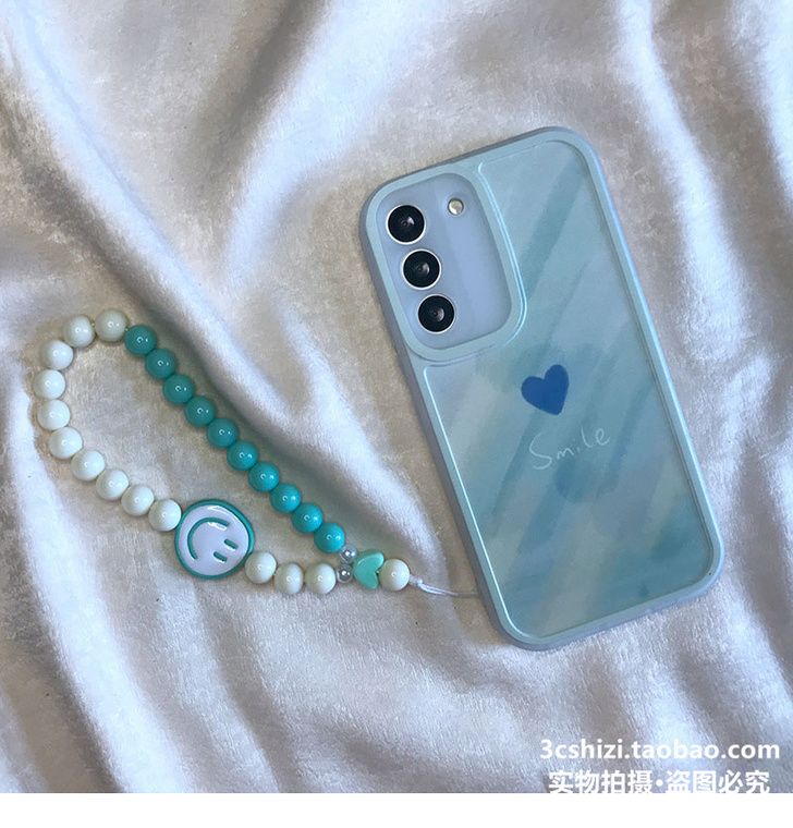 Smile Girls Gradient Blue S22, S22 Plus, S22 Ultra, A13 5G, A23 5G, A33 5G, A53 5G, A73 5G Samsung Phone Case
