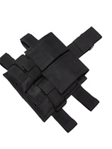 New tactical double bag outdoor multi-functional leg bag mobile phone leg bag leg cover AKM4 magazine bag modular leg hanger
