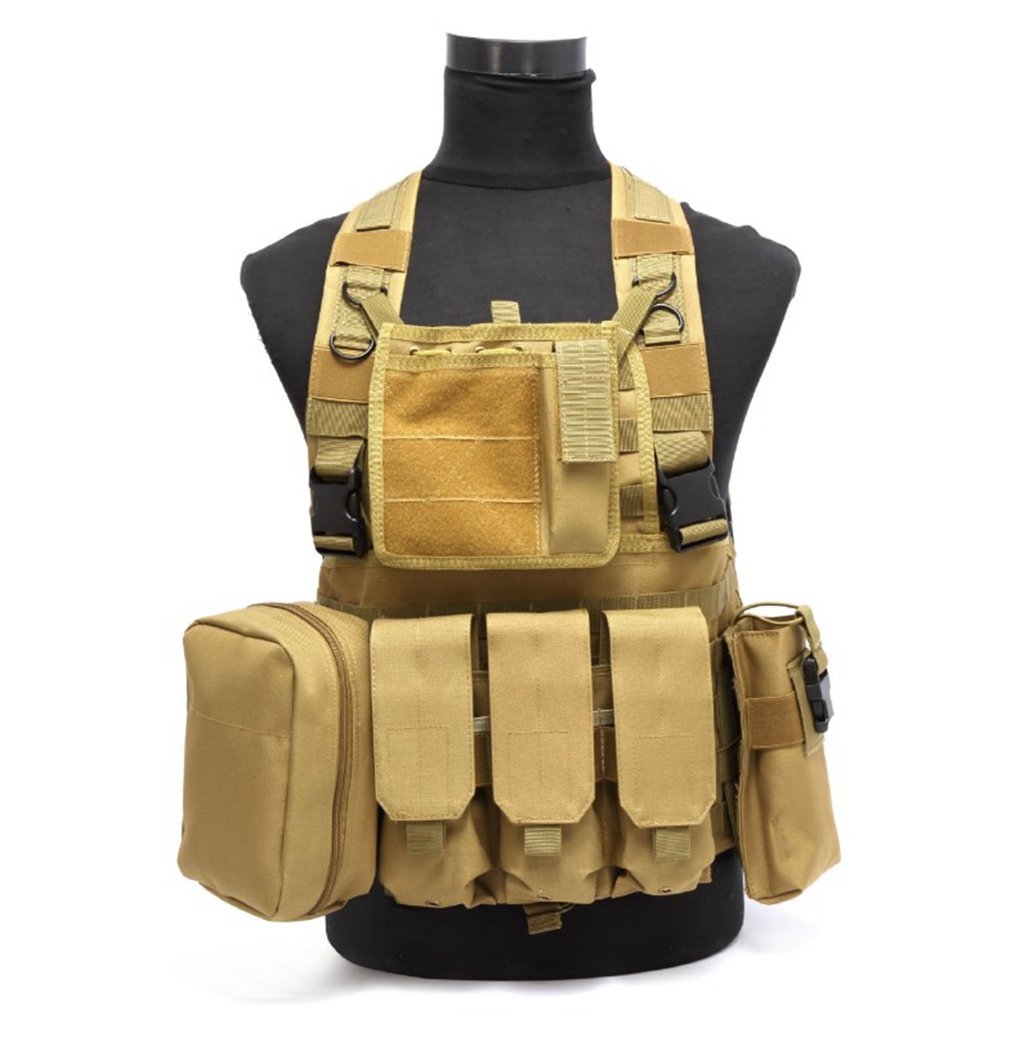 Tactical vest RRV apron Rocky eminem same vest vest MOLLE system hiphop street