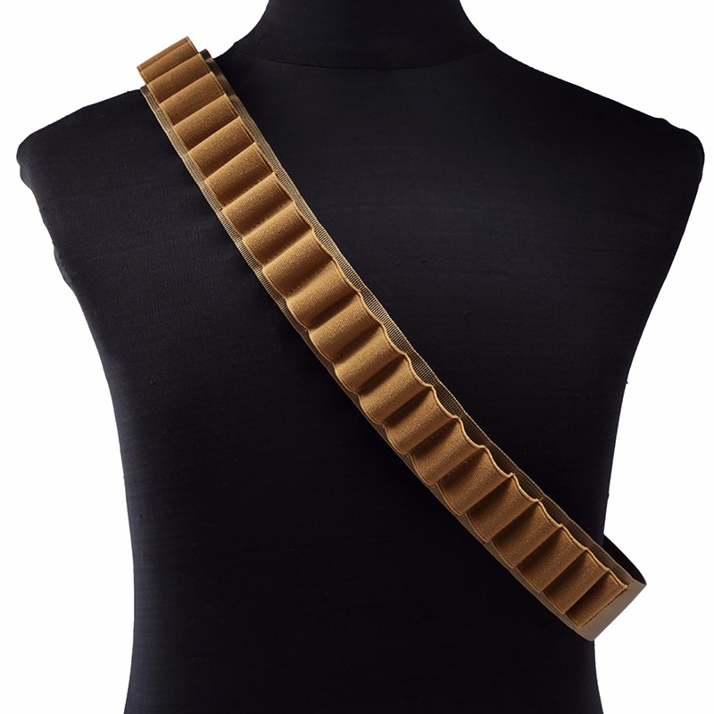 Outdoor tactical 12G water bomb toy accessories Accessories Shotgun bullet belt soft bullet storage bag M870 strap