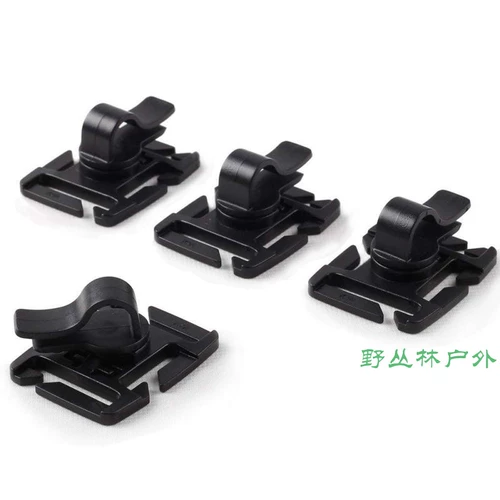 Система MOLLE, универсальный зажим для водопроводной трубы, трубка для мешка с водой, детская сумка, пряжка, брелок, зажим для фонарика, аксессуары для рюкзака