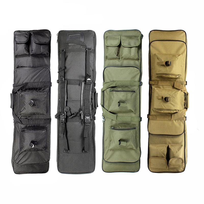 Luya fishing bag Camouflage waterproof outdoor military fan tactical fishing rod fishing gear bag gun bag belly bag absorbent bullet gun gun bag