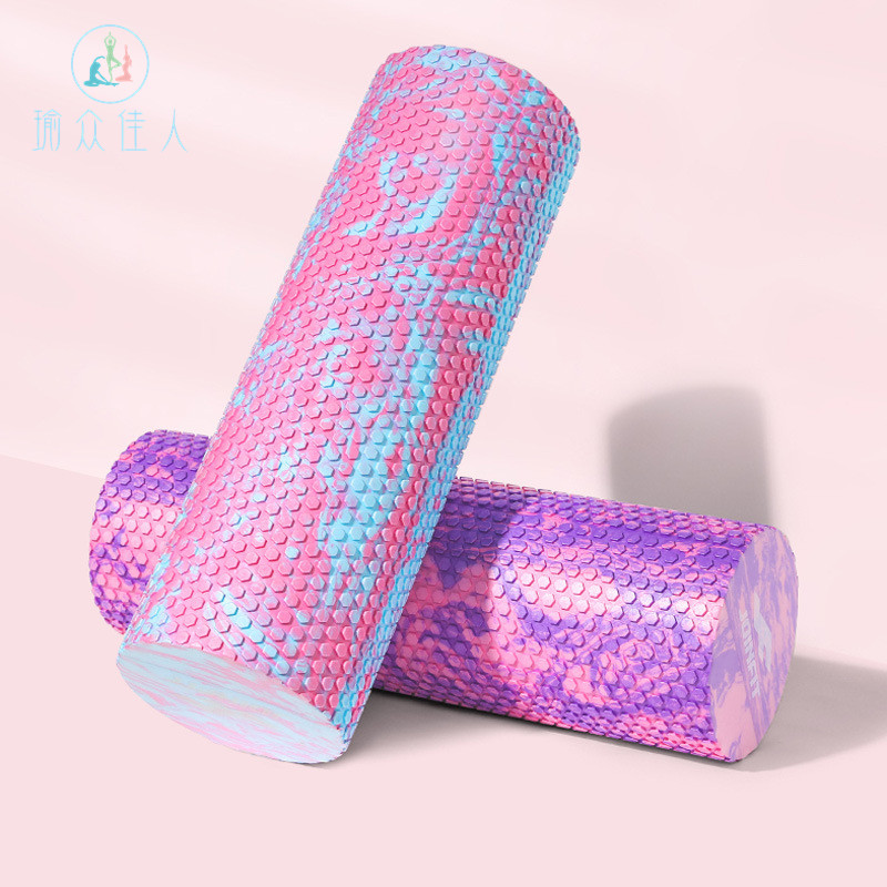 Foam shaft muscle relaxation roller female beginner fitness stovepipe floating point mace massage stick solid yoga column