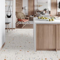 Nordic large granular terrazzo tiles living room dining room non-slip floor tiles chain shop milk tea shop floor tiles stone tiles