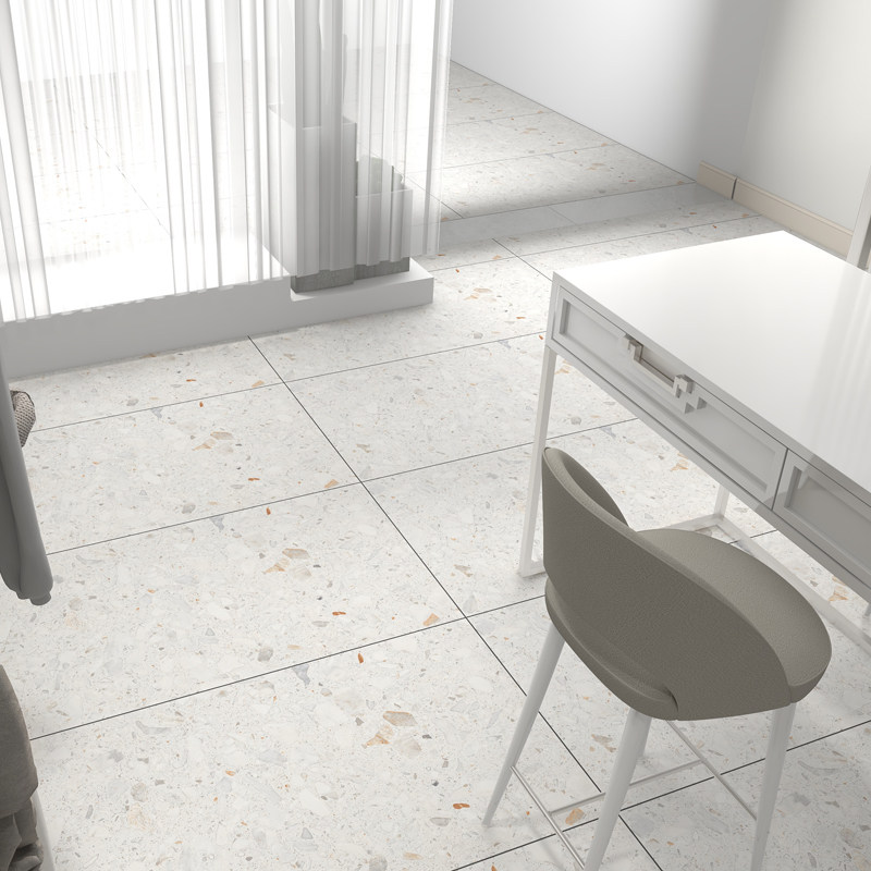 Nordic terrazzo tiles Living room tiles Shopping mall chain store floor tiles Non-slip floor tiles 600 800 1200