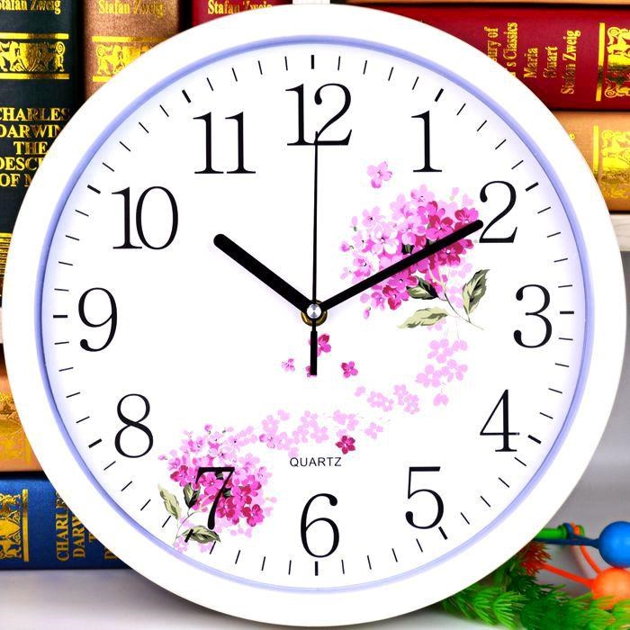 Mute fashion timekeeping simple electronic watch home creative wall clock simple living room classical office simple wall