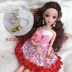 Dress Up Ancient Dress Up Barbie Trang sức Phụ kiện Tai cắm Vòng cổ Kết hợp Cô gái Trẻ chơi Nhà Đồ chơi phụ kiện cho búp bê chính hãng Búp bê / Phụ kiện