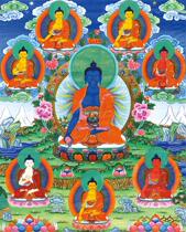 Buddhist Portrait South without Pharmacist Seven Buddhist portraits South No Pharmacist Glazed Light such as a portrait over a plastic photo Jiu